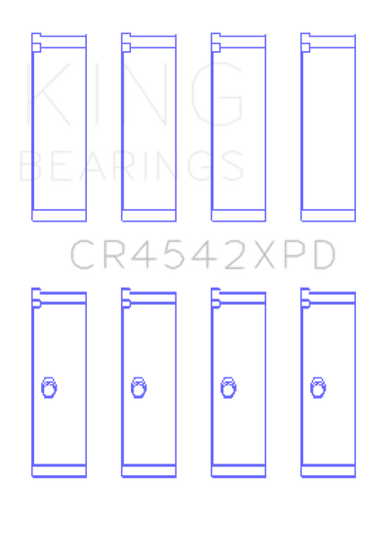 King XP-Series Rod Bearings CR4542XPD