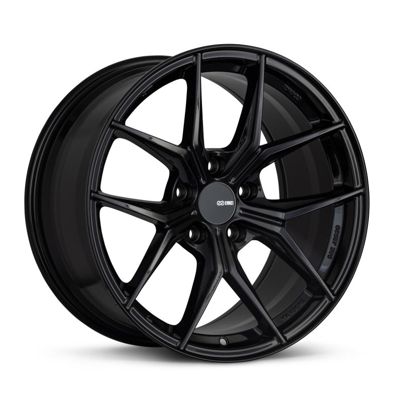 Enkei TSR-X 18x9.5 45mm Offset 5x100 BP Gloss Black Wheel 529-895-8045BK