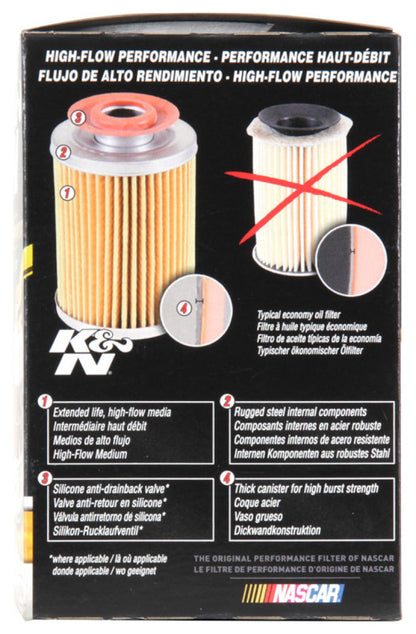 K&N Oil Filter OIL FILTER; AUTOMOTIVE HP-1014