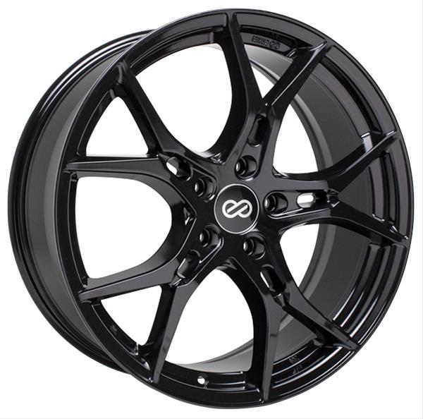 Enkei Vulcan Gloss Black Wheels 517-775-6538BK