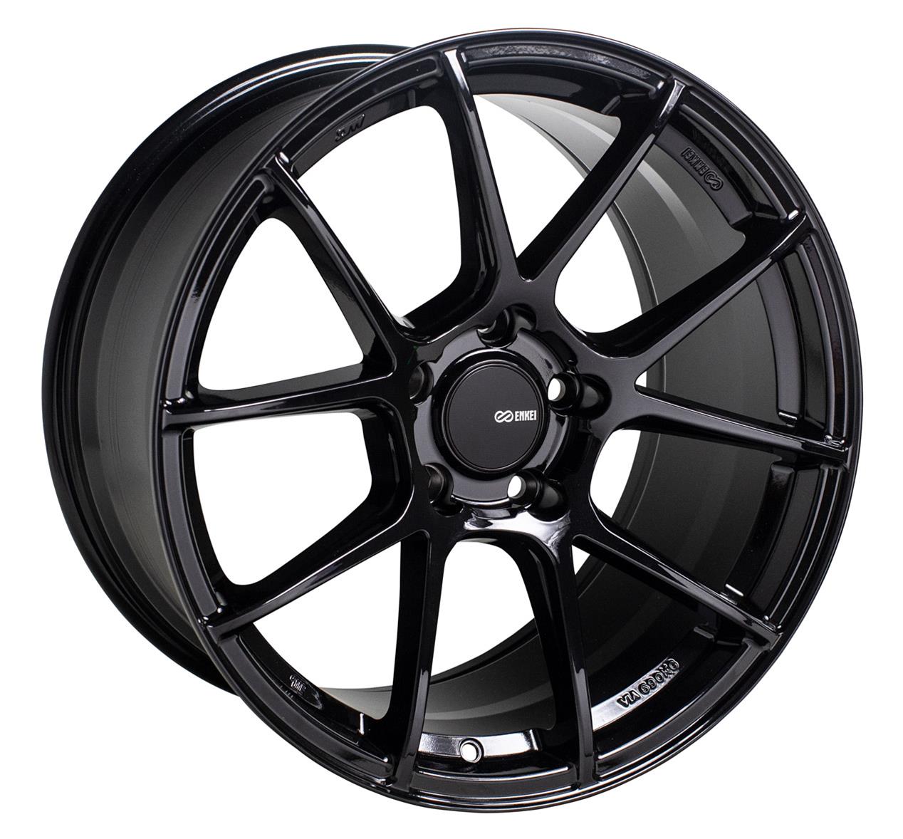 Enkei TS-V Gloss Black Wheels 522-790-6540BK