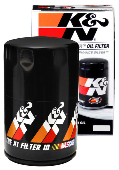K&N Oil Filter for Nissan/Ford/Toyota/Audi/Chevy/Subary/VW/Porsche/BMW 3in OD x 5.063in H PS-2005