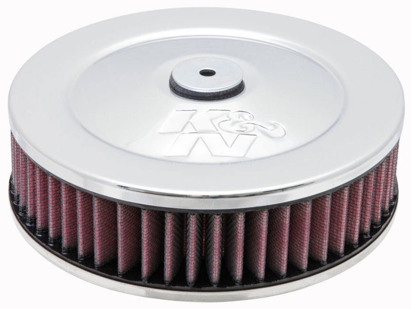 K&N 2-5/8in Flange 7in Diameter 3in Height Round Air Filter Assembly w/ Vent 60-1030