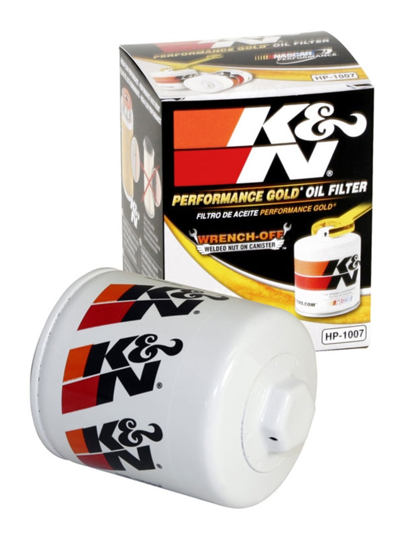 K&N Buick / Chevrolet / Oldsmobile Performance Gold Oil Filter HP-1007