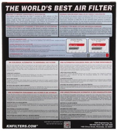 K&N Replacement Air Filter AIR FILTER, FORD/MER/LIN - 3.8/4.0/5.0L 86-02 33-2015