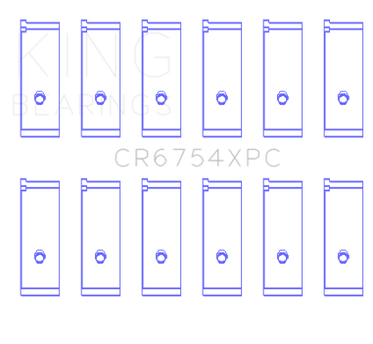 King XP-Series Coated Rod Bearings CR6754XPC026