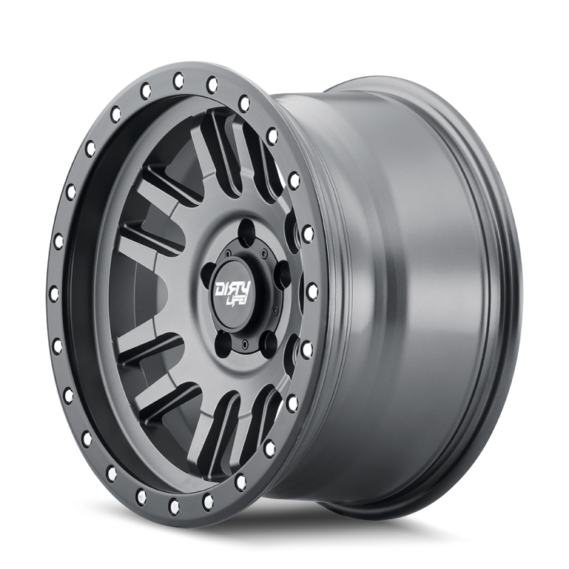 Dirty Life Wheels 9309 Canyon Pro Street Series Satin Graphite Wheels 9309-7973MGT38