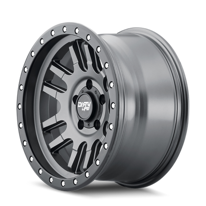 Dirty Life Wheels 9309 Canyon Pro Street Series Satin Graphite Wheels 9309-7973MGT38