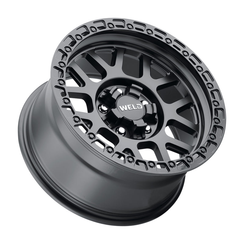 Weld Off-Road W104 17X9.0 Cinch 5X114.3 5X127 ET-12 BS4.50 Satin Black Gloss Black 78.1 W10479026450