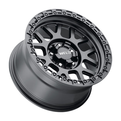 Weld Off-Road W104 17X9.0 Cinch 5X114.3 5X127 ET-12 BS4.50 Satin Black Gloss Black 78.1 W10479026450
