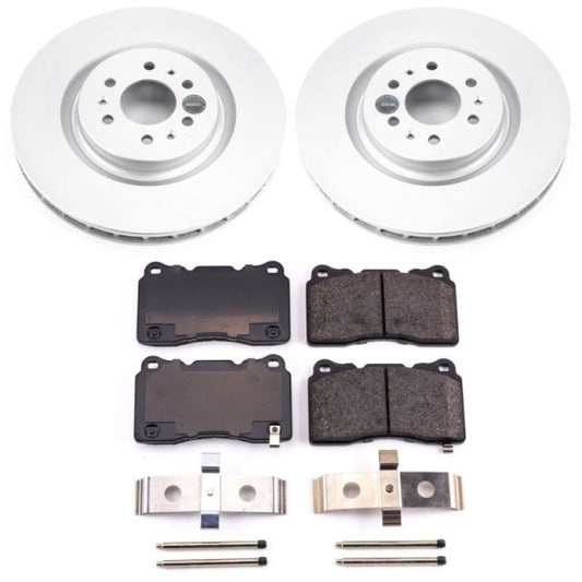 Power Stop Z17 Evolution Plus GEOMET Coated Brake Kits CRK2944