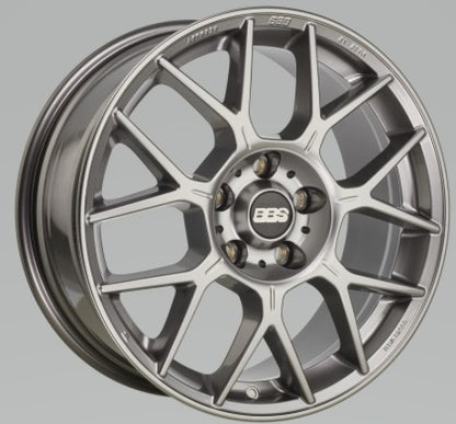 BBS XR 18x8 5x112 28mm Offset 82mm Bore PFS/Clip Req Gloss Platinum Wheel XR0101PG