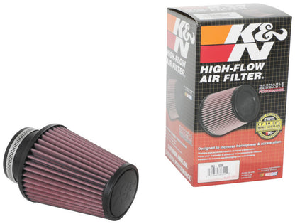 K&N Universal Clamp-On Air Filter 3in Flange ID x 5in Base OD x 3.5in Top OD x 6in Height RU-1039