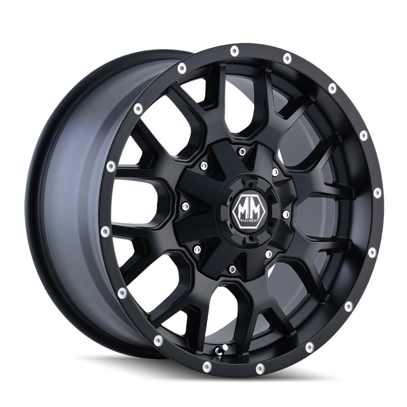 Mayhem Warrior 8015 Series Matte Black Wheels 8015-2978MB18