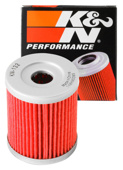 K&N Suzuki / Arctic Cat / Kawasaki / Yamaha 1.75in OD x 2.125in H Oil Filter KN-132