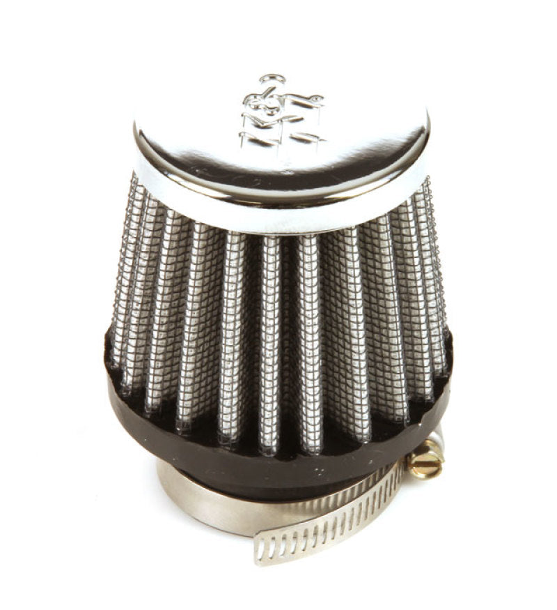 K&N Universal Chrome Filter 1 3/8 inch FLG / 2 1/2 inch Base / 2 inch Top / 2 1/4 inch Height RC-0790