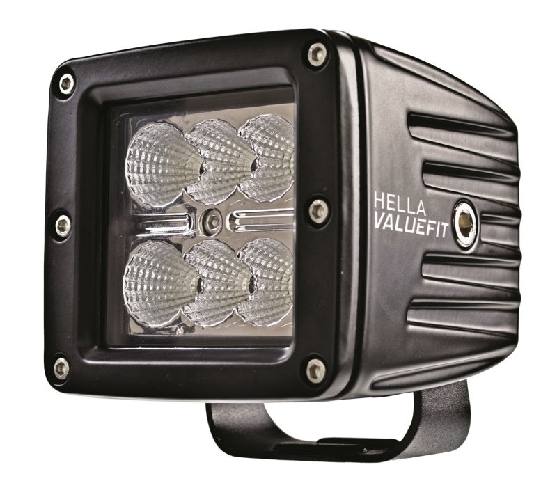 Hella Value Fit 3.1in - 18W Cube Flood Beam - LED Light 357204051