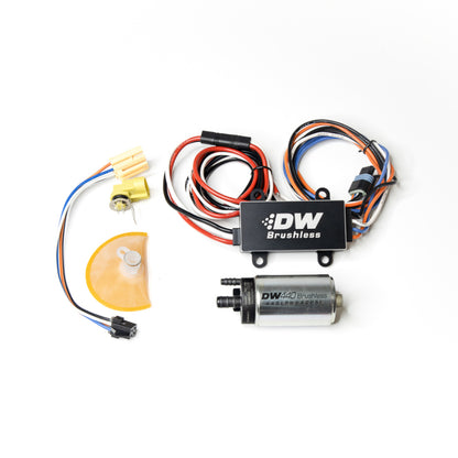 DeatschWerks DW440 440lph Brushless Fuel Pump w/ PWM Controller & Install Kit 99-04 Ford Mustang GT 9-441-C103-0908