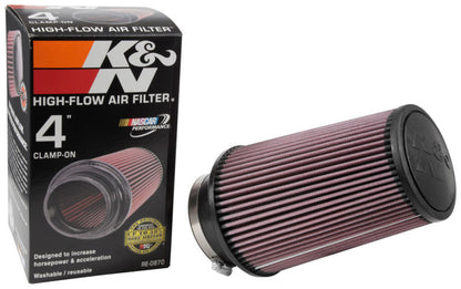 K&N Universal Rubber Filter 4inch FLG / 6inch OD-B / 4-5/8inch OD-T / 9inch H RE-0870