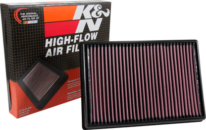 K&N 11-18 Nissan NV400 L4-2.3L DSL Replacement Drop In Air Filter 33-3067