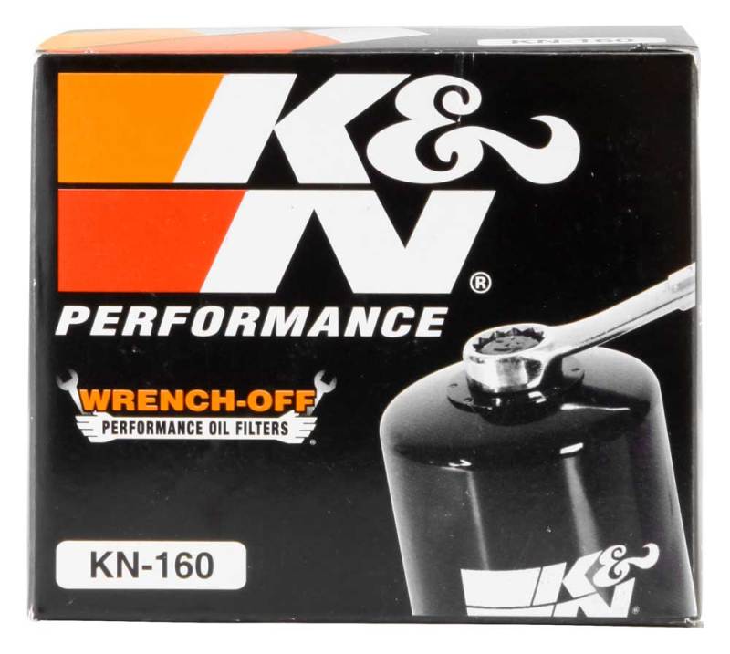 K&N Oil Filter for 2005-2014 BMW K1200 GT/R/RS/S/ K1300 GT/R/S/ R1200 GS/R/RT S1000RR KN-160