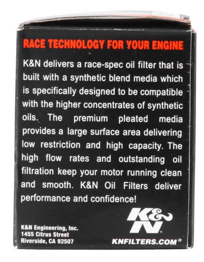 K&N Yamaha / MBK 1.5in OD x 1.938in H Oil Filter KN-143