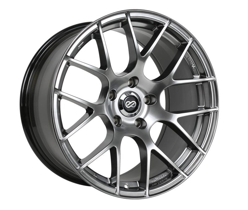 Enkei Raijin 18x10.5 25mm Offset 5x114.3 Bolt Pattern Hyper Silver Wheel 467-8105-6525HS