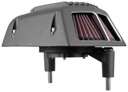 K&N Street Metal Intake System for 08-16 Harley Davidson Touring Models - Shaker Black RK-3951