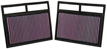 K&N Replacement Air Filter MERCEDES-BENZ CL600 5.5L-V12; 2003 (2 PER BOX) 33-2412