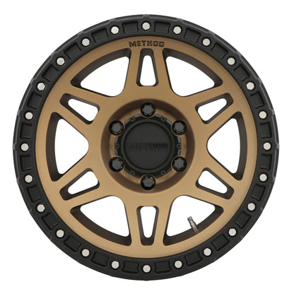 Method Race Wheels MR312 Bronze Wheels with Matte Black Lip MR31278516900