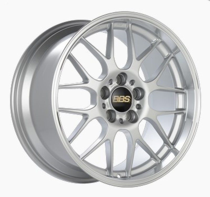 BBS RG-R 19x9.5 5x114.3 ET22 Sport Silver Polished Lip Wheel -82mm PFS/Clip Required RG771HSP