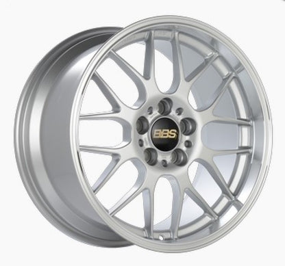 BBS RG-R 19x9.5 5x114.3 ET22 Sport Silver Polished Lip Wheel -82mm PFS/Clip Required RG771HSP