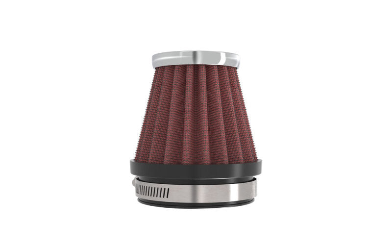 K&N Universal Chrome Filter 2.125 in Flange ID / 3in Base OD / 2in Top OD / 2.75in Height RC-2340