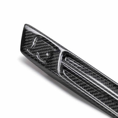 Seibon 09-10 Nissan GTR R35 Carbon Fiber Fender Duct Logos (Pair) FDL0910NSGTR