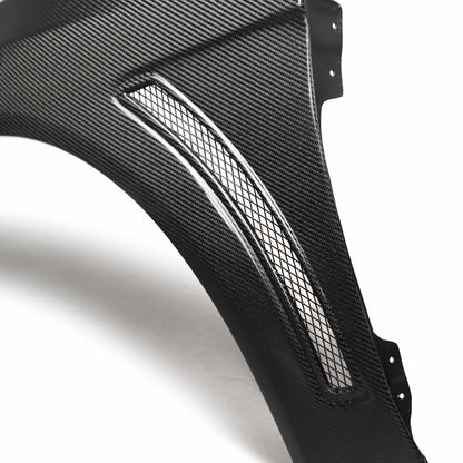 Seibon 08-12 Mitsubishi Evo X 10mm Wider Carbon Fiber Fenders FF0809MITEVOX