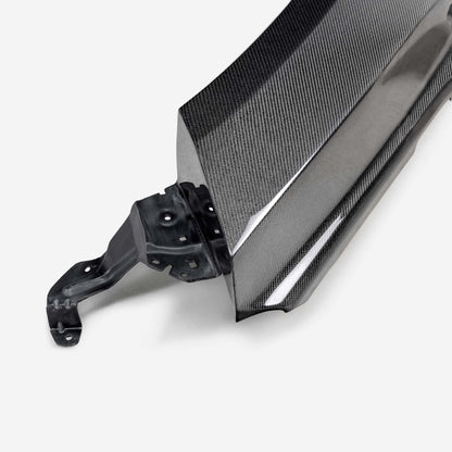 Seibon 2022 Nissan Frontier MB-Style Carbon Front Fibers Pair (2in rise 4in Wider) FF22NSFT-MB