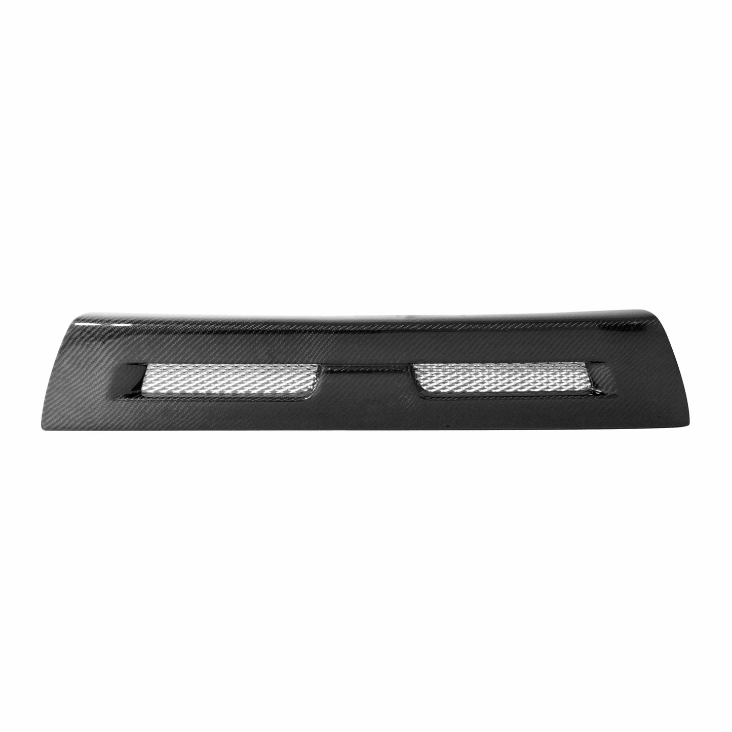 Seibon 08-12 Mitsubishi Lancer Evo X Shaved Emblem Carbon Fiber Front Grill does not fit MR model FG0809MITEVOX-S