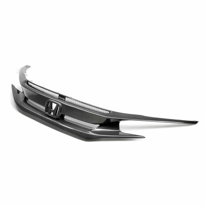 Seibon 16-18 Honda Civic OEM-Style Carbon Fiber Front Grill FG16HDCV4D