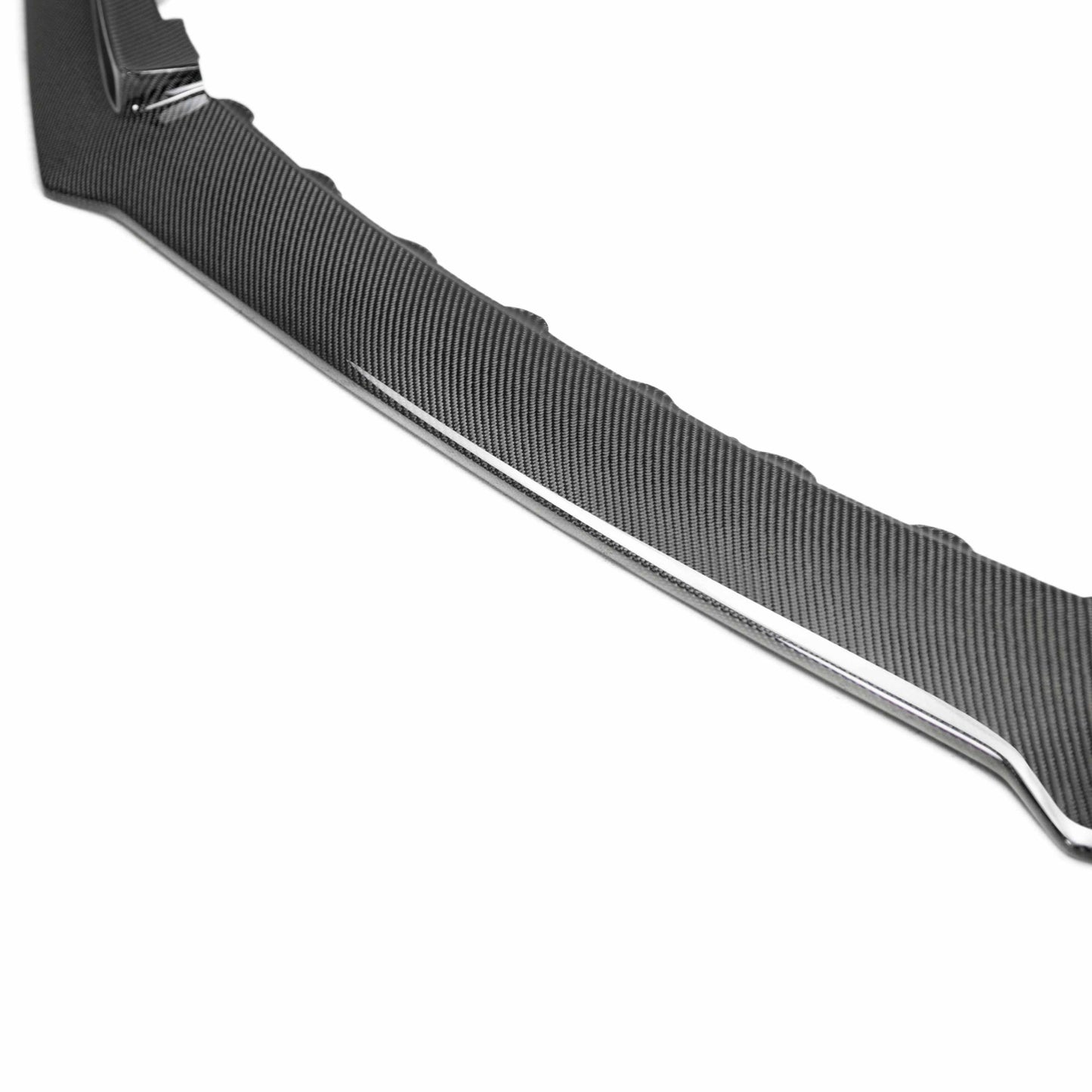 Seibon 2017 Honda Civic Type-R TA-Style Gloss Carbon Fiber Front Bumper Lip FL17HDCVR-TA