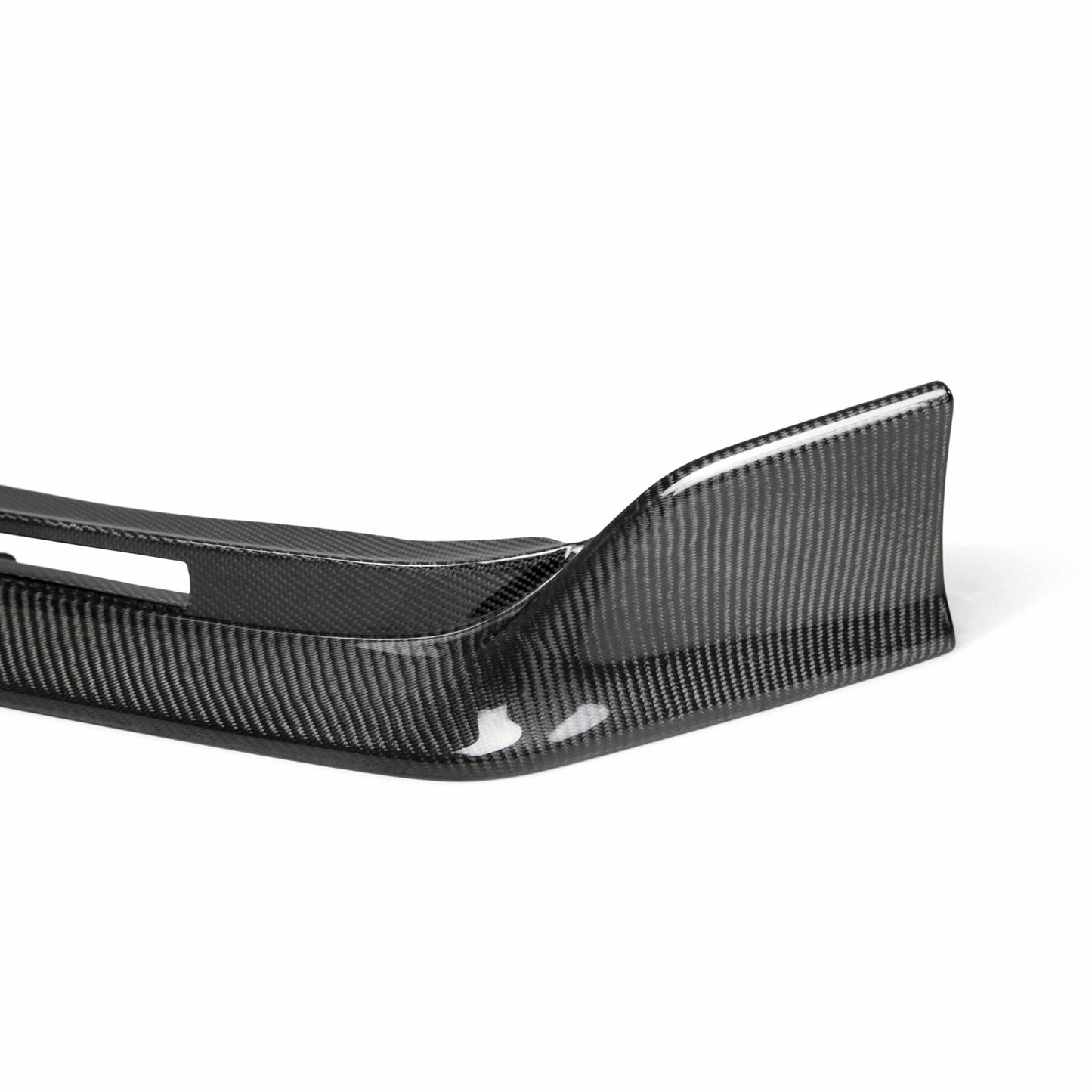 Seibon 2017 Honda Civic Type-R TA-Style Gloss Carbon Fiber Front Bumper Lip FL17HDCVR-TA