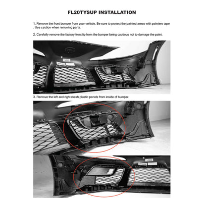 Seibon 2020 Toyota GR Supra MB-Style Carbon Fiber Front Lip FL20TYSUP-MB