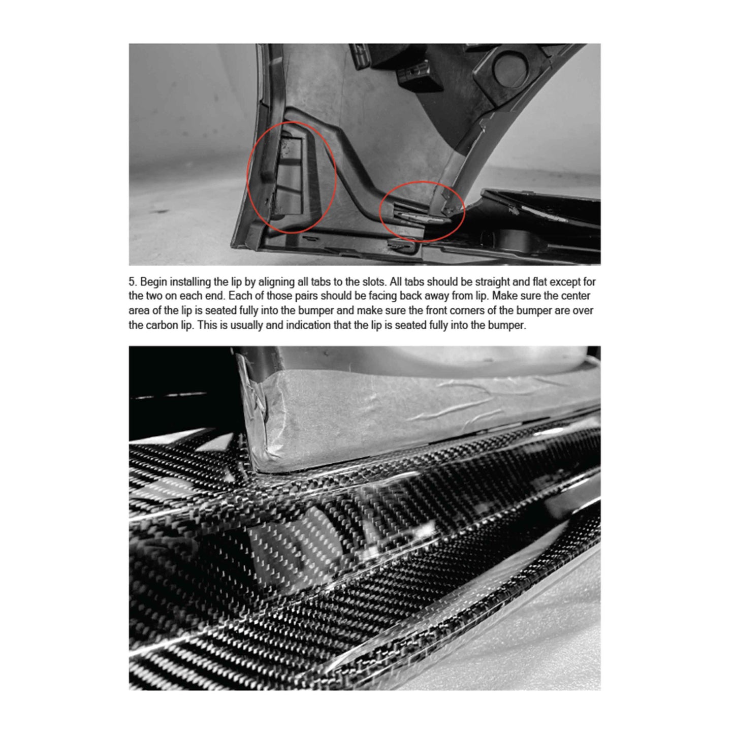 Seibon 2020 Toyota GR Supra MB-Style Carbon Fiber Front Lip FL20TYSUP-MB