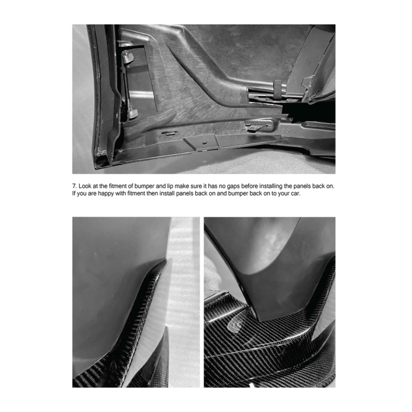 Seibon 2020 Toyota GR Supra MB-Style Carbon Fiber Front Lip FL20TYSUP-MB