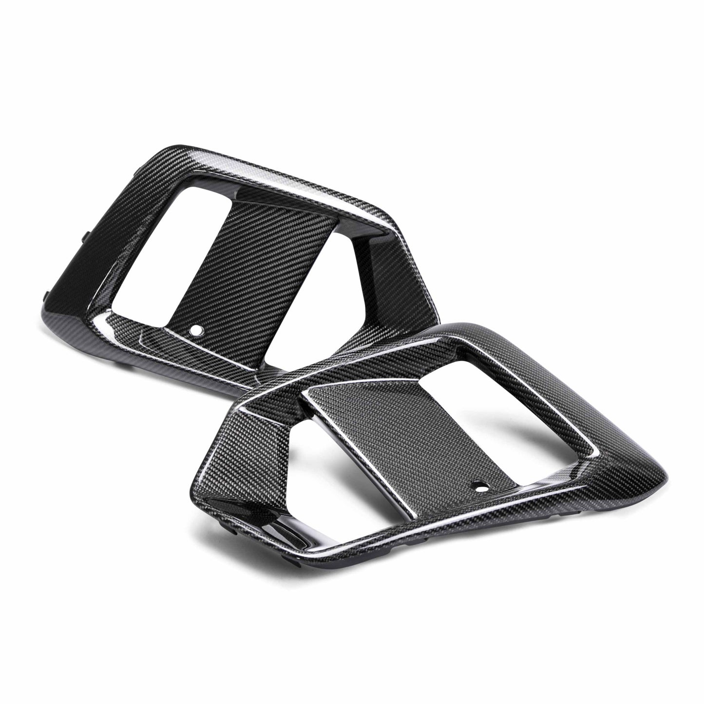 Seibon 16-18 Ford Focus RS Carbon Fiber Fog Light Surrounds FLS16FDFO