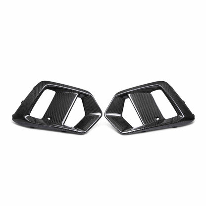 Seibon 16-18 Ford Focus RS Carbon Fiber Fog Light Surrounds FLS16FDFO