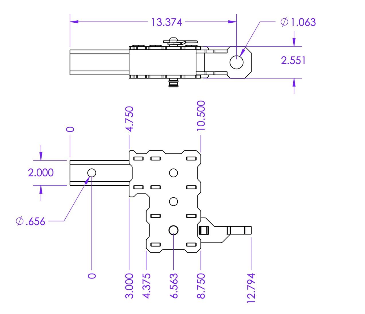 Gen-Y Phantom Adjustable Drop Hitches GH-102358