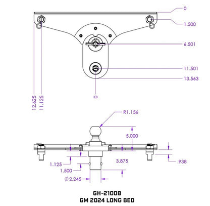 Gen-Y GoosePuck 5 in. Offset Ball Puck Systems GH-21008