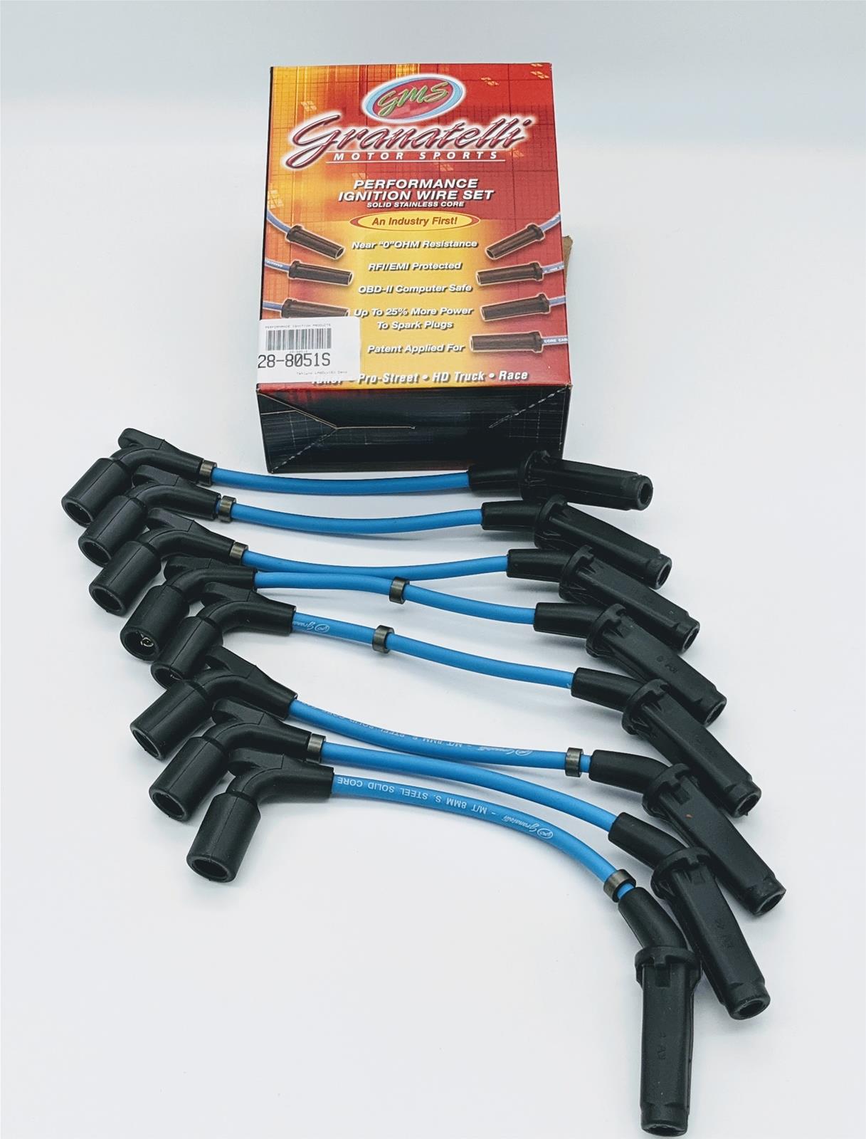 Granatelli Motor Sports GM High Performance Coil Near Plug Wire Sets 28-8051S