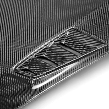 Seibon 06-10 Honda Civic 4 Door JDM / Acura CSX (FD1/2/3/5) MG II Carbon Fiber Hood HD0607HDCV4DJ-MGII