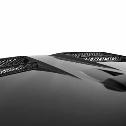 Seibon 08-09 Mitsubishi Lancer (CYA4/5A) DV Style Carbon Fiber Hood HD0809MITLAN-DV